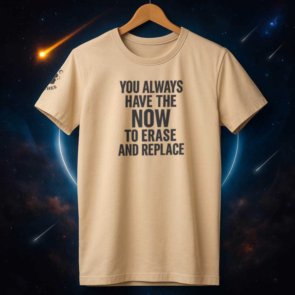 You Always Have the Now to Erase and Replace | Timeline Rewrite Tee