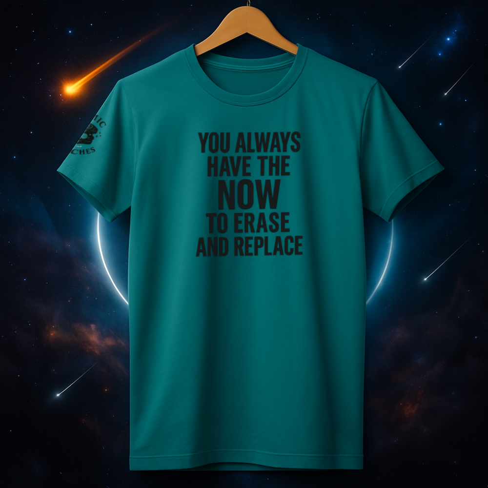 You Always Have the Now to Erase and Replace | Timeline Rewrite Tee
