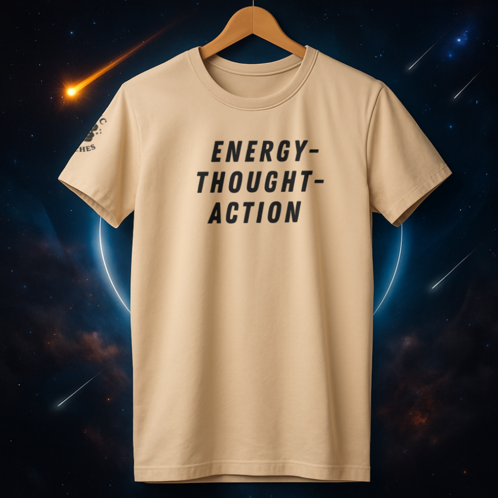 Energy-Thought-Action | Coherence in Motion Tee