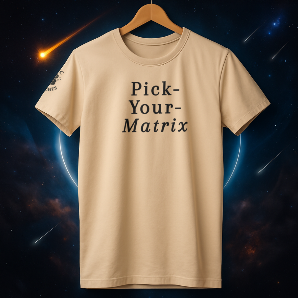 Pick–Your–Matrix | Quantum Choice Tee